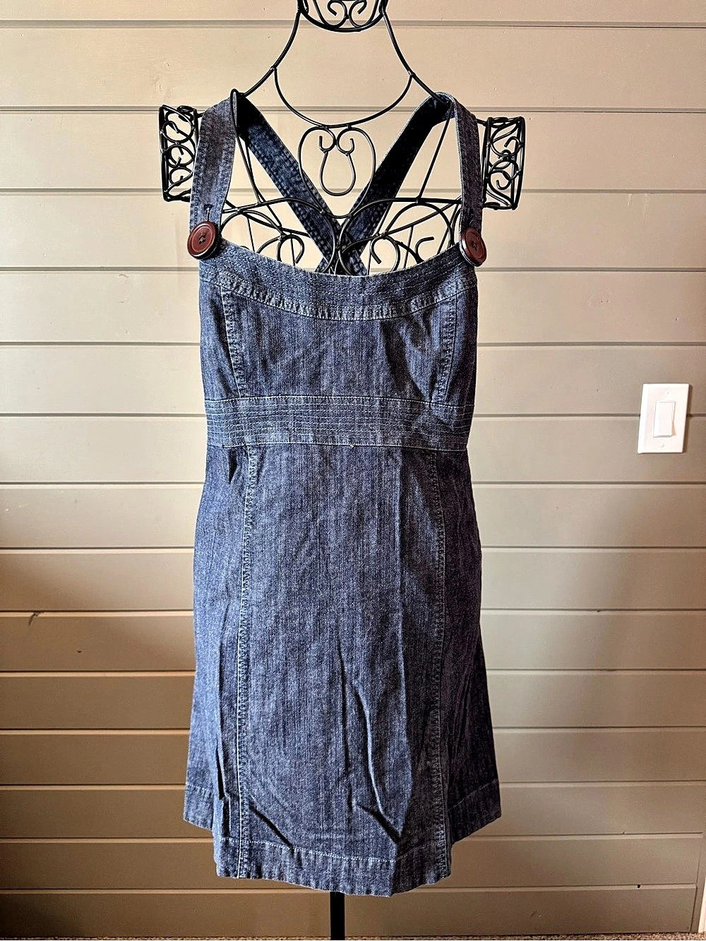 American Rag Denim Mini Dress Size Large Like New